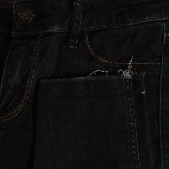 Dark-Wash Cropped Skinny Jeans - Picture 5 of 5